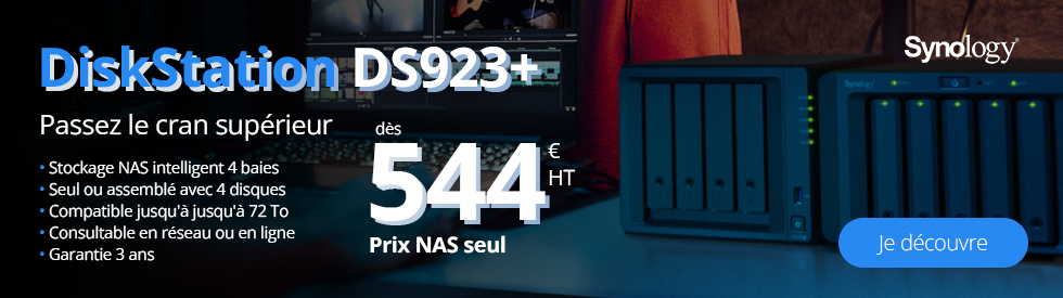 Serveur NAS Synology DiskStation DS223 2 baies 2 Go Noir - Serveurs NAS -  Achat & prix