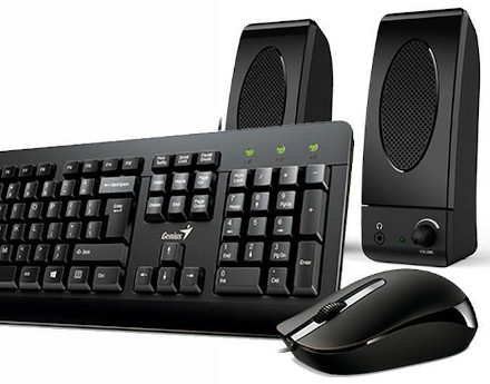 Souris sans fil GENIUS Kit Clavier AZERTY + souris sans Fil USB